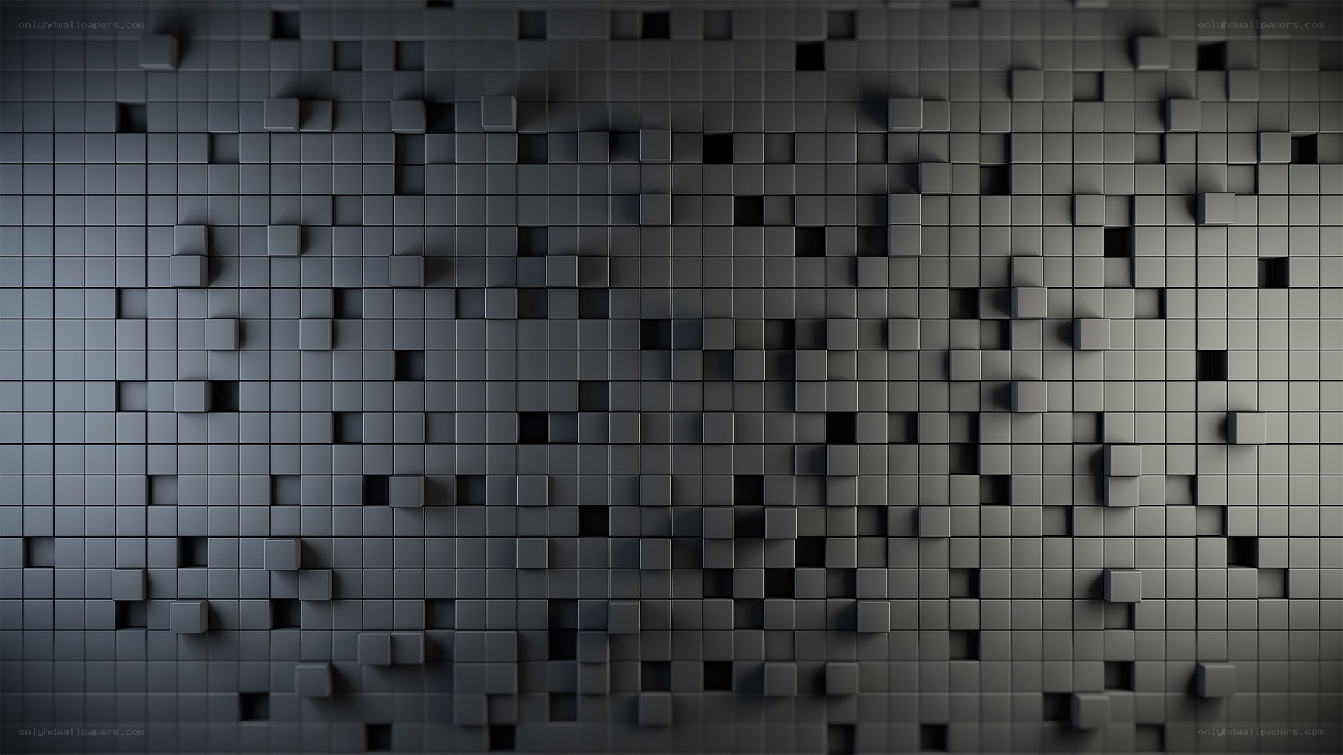 3D cube grid pattern