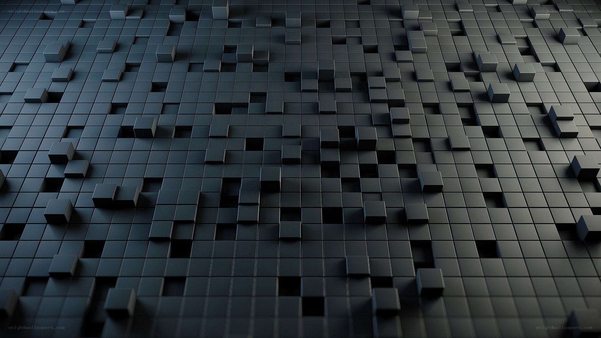 3D cube grid pattern