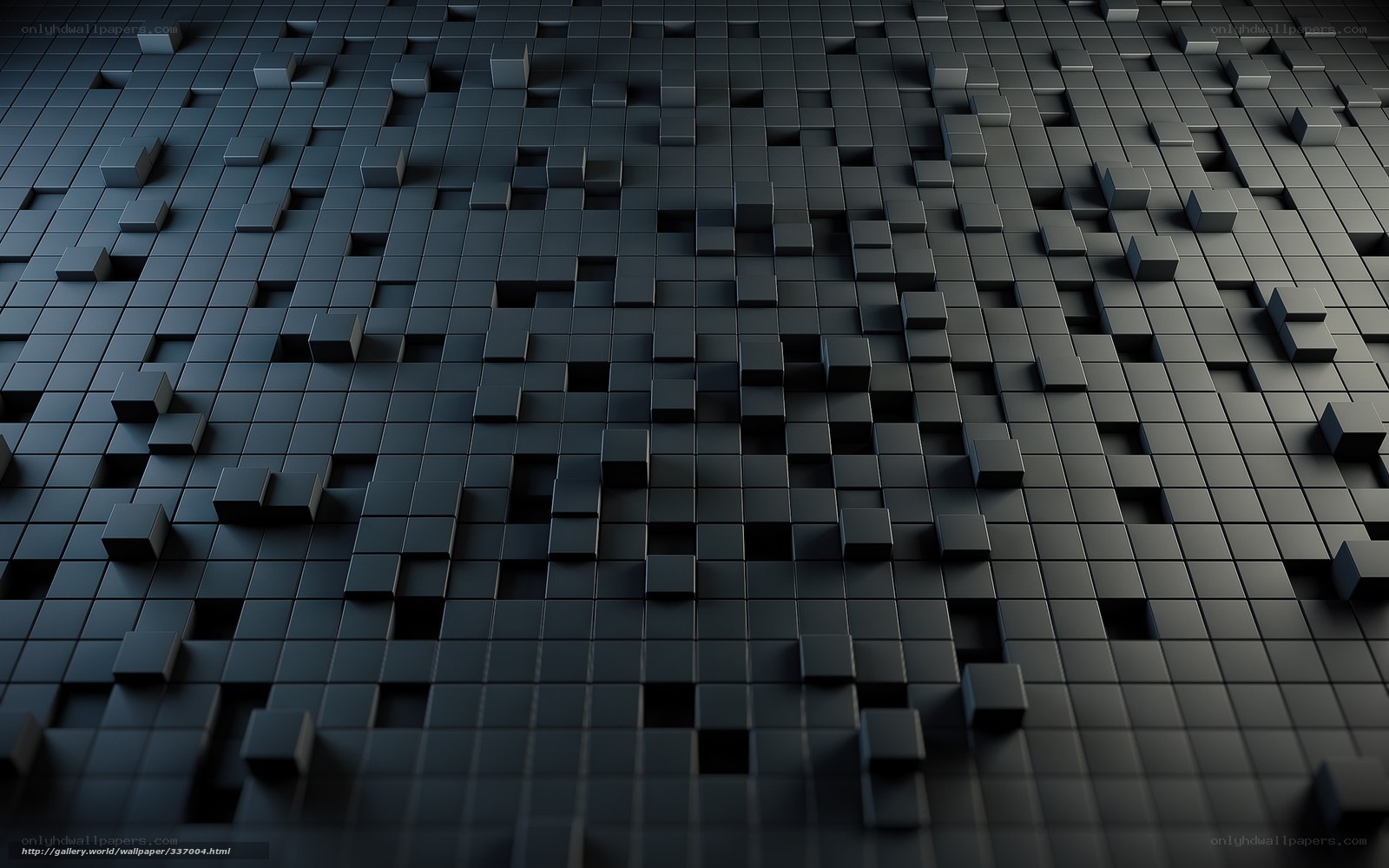 3D cube grid pattern