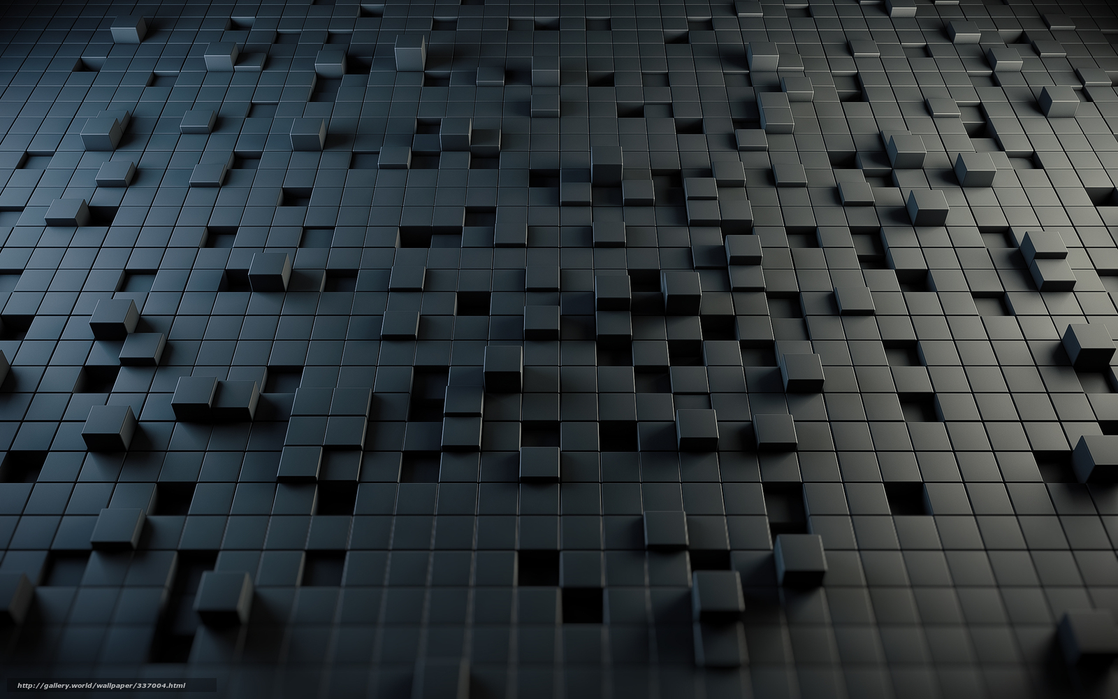 3D cube grid pattern