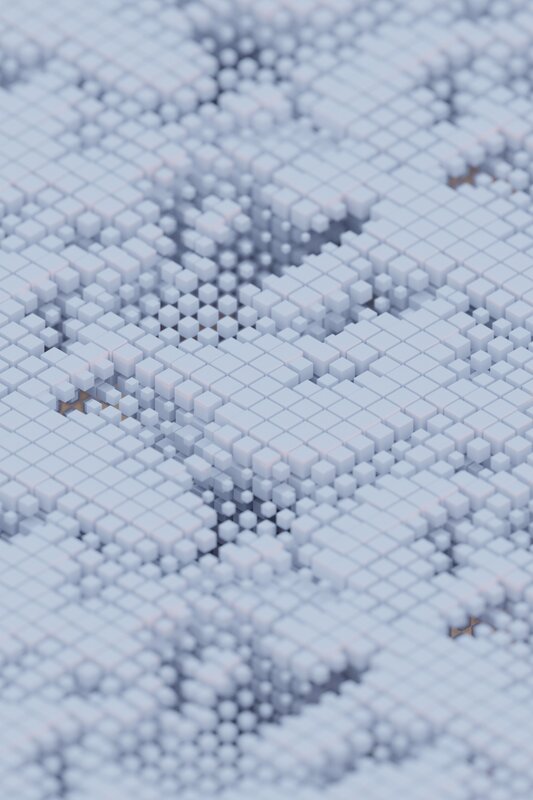 3d Cube Landscape