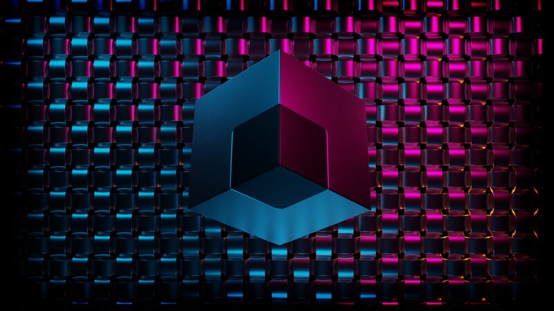 3d Cube on Mesh