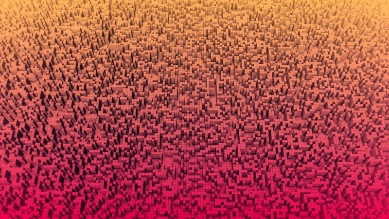 3d Cubes in Gradient