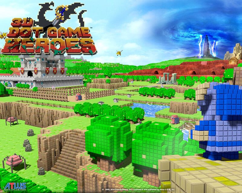 3D Dot Game Heroes landscape
