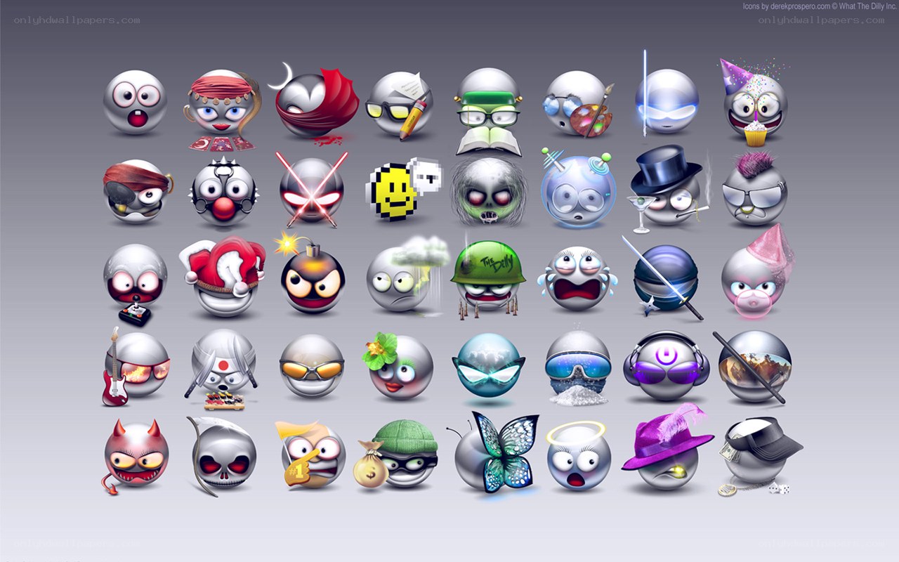 3D emoji character collection