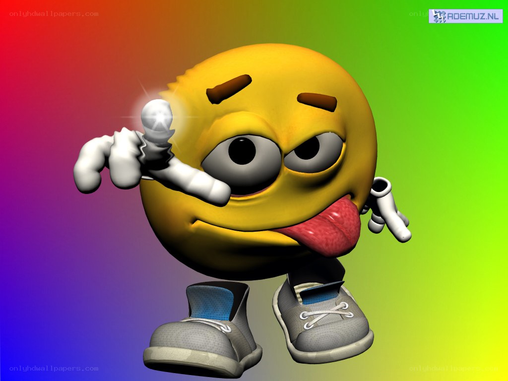 3D emoji character with light bulb