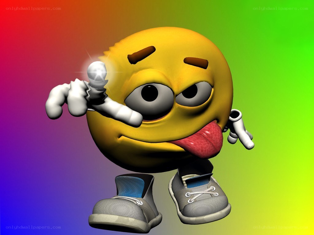 3D emoji character with lightbulb