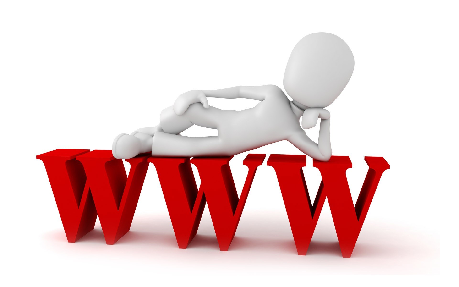 3D figure on WWW letters