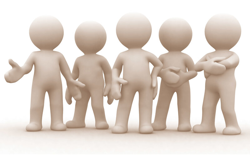 3D figures in a group