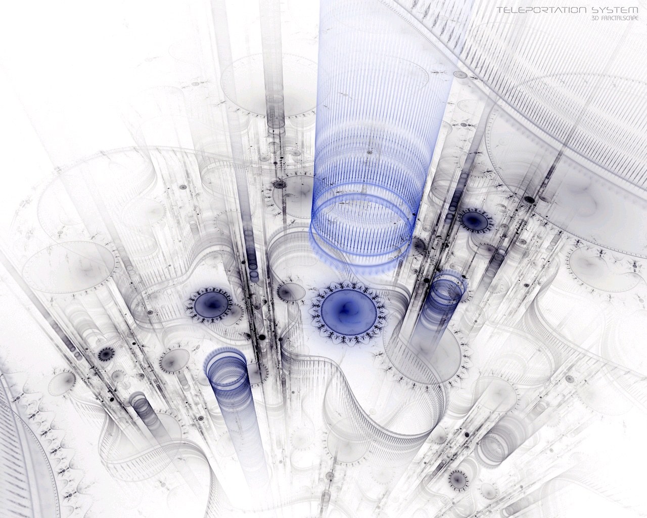 3D Fractal Teleportation System