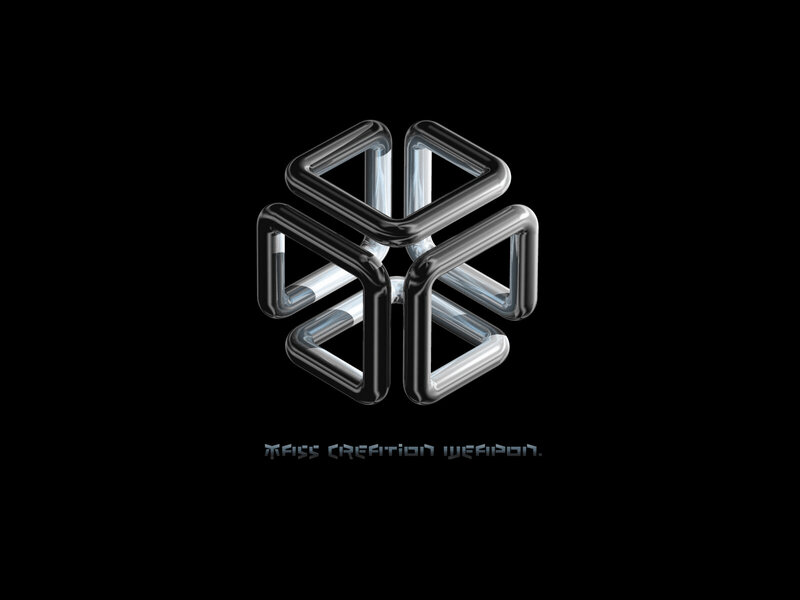 3d Geometric Cube Structure