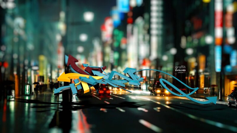 3d Graffiti Arrows