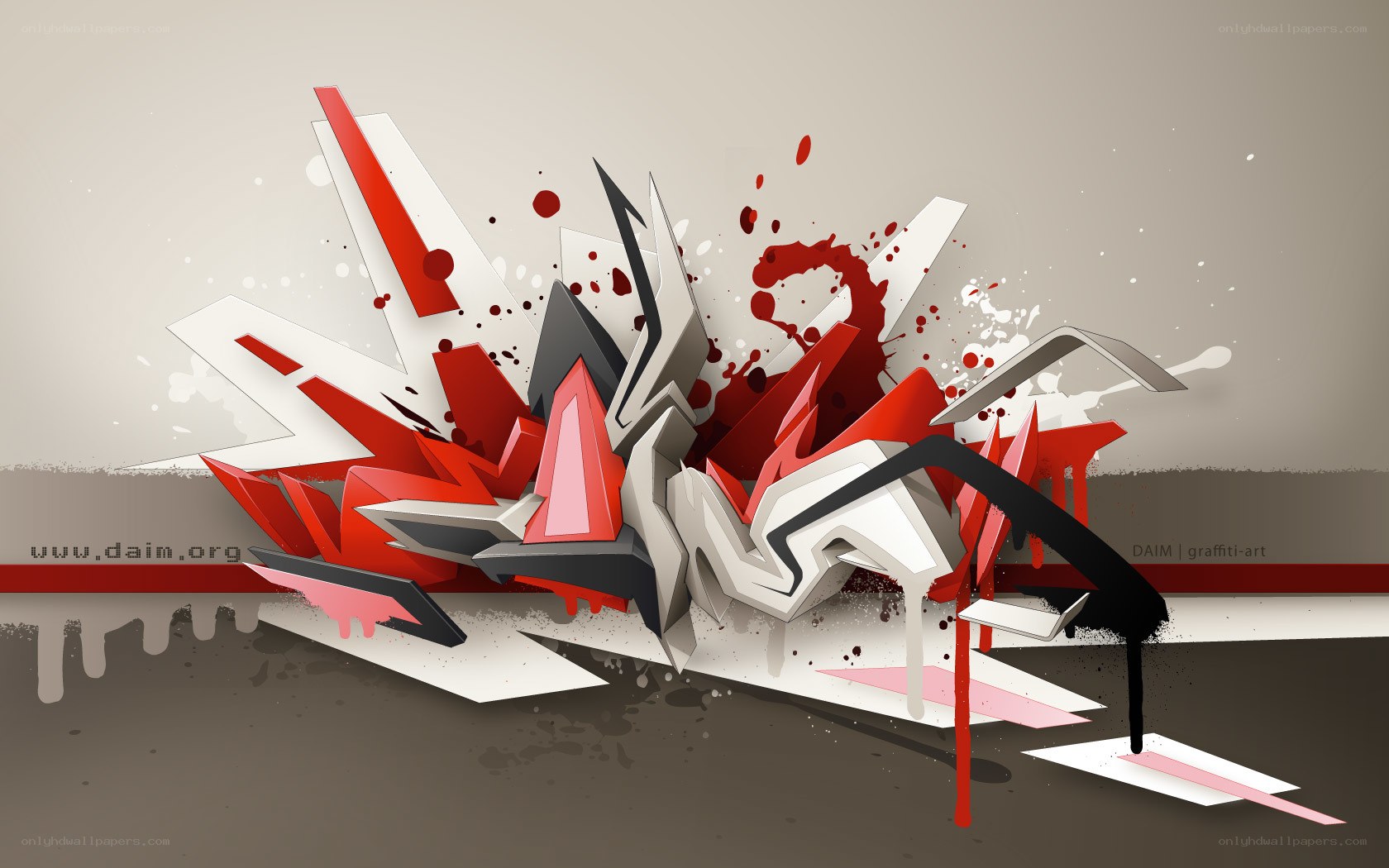 3D graffiti art explosion