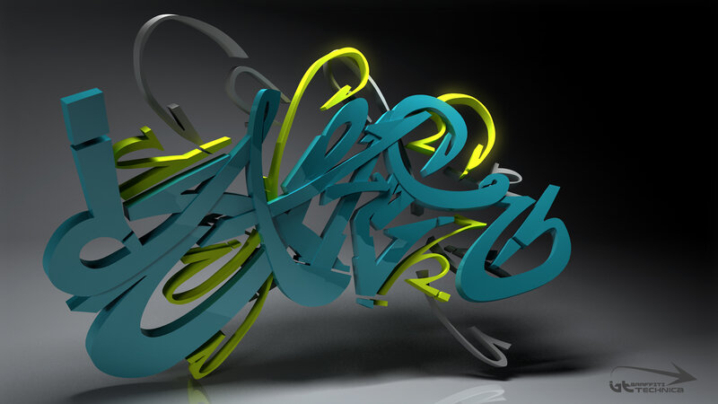 3d Graffiti Letters