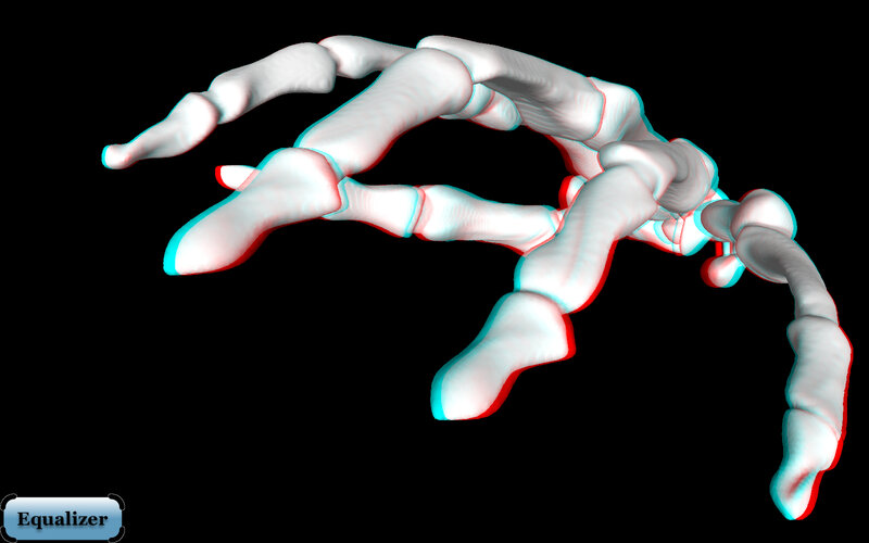 3D hand skeleton model