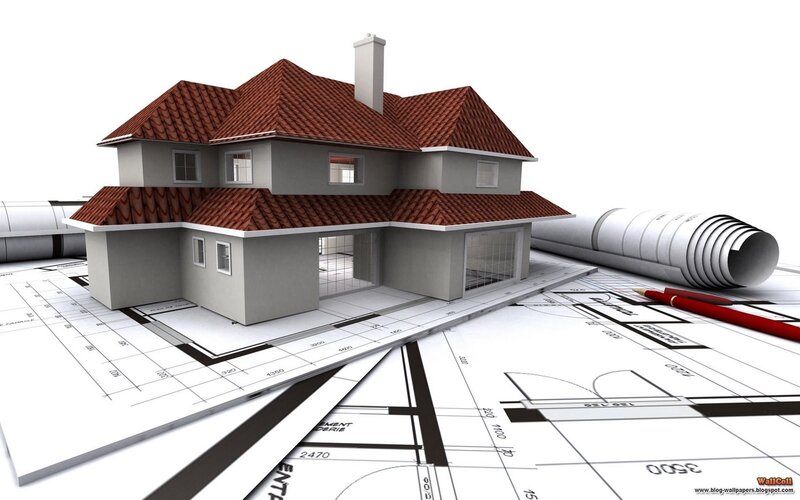 3d House Model — White, Neutral, 3d Render