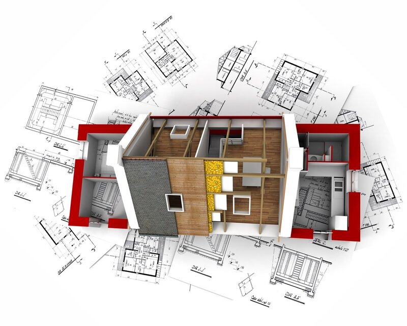 3d House Model — White, Technical, 3d Render