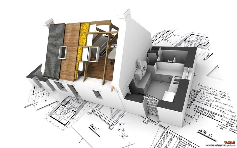 3d House Model — White, Technical