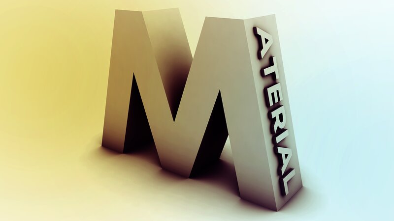 3d Letter M