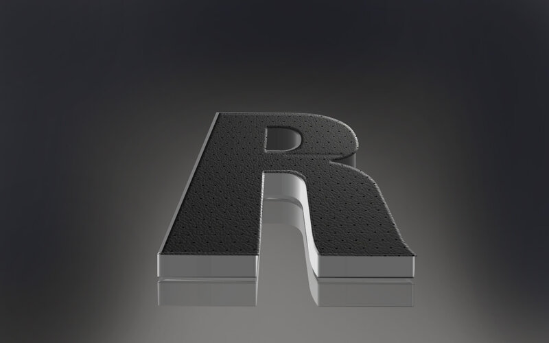 3d Letter R