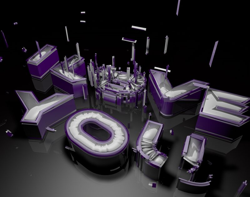 3d Letters Exploding