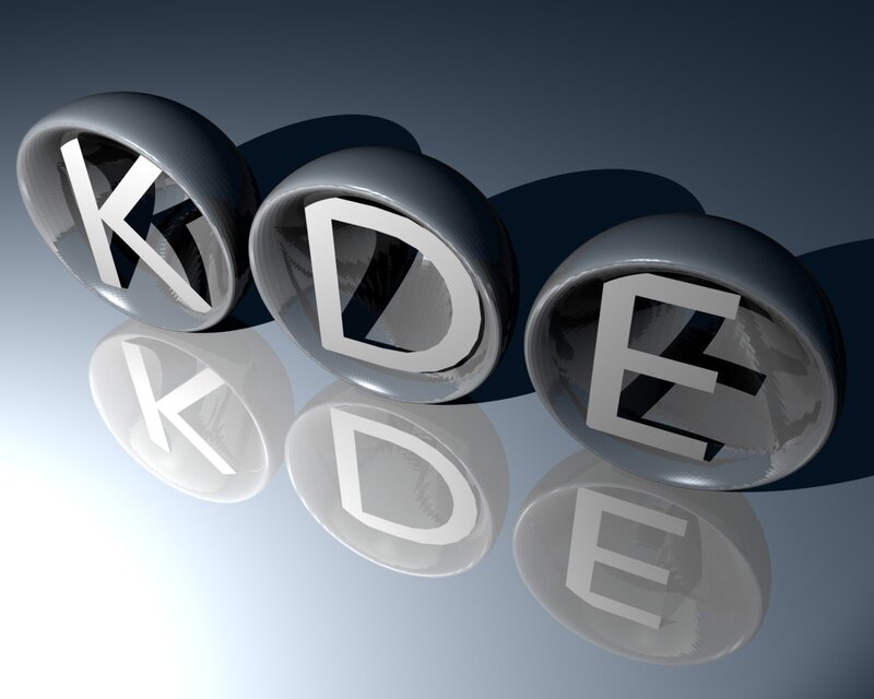 3D letters K D E