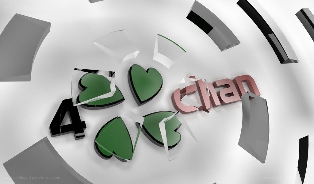 3D logo animation with hearts and text