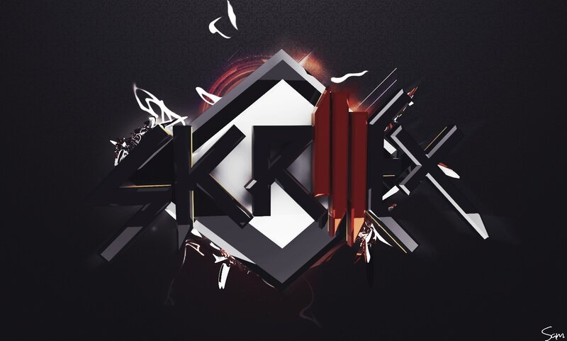 3D Logo Design — Black, Dramatic