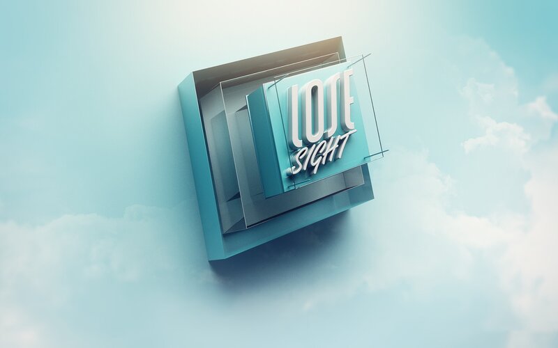 3D logo design for Lose Sight