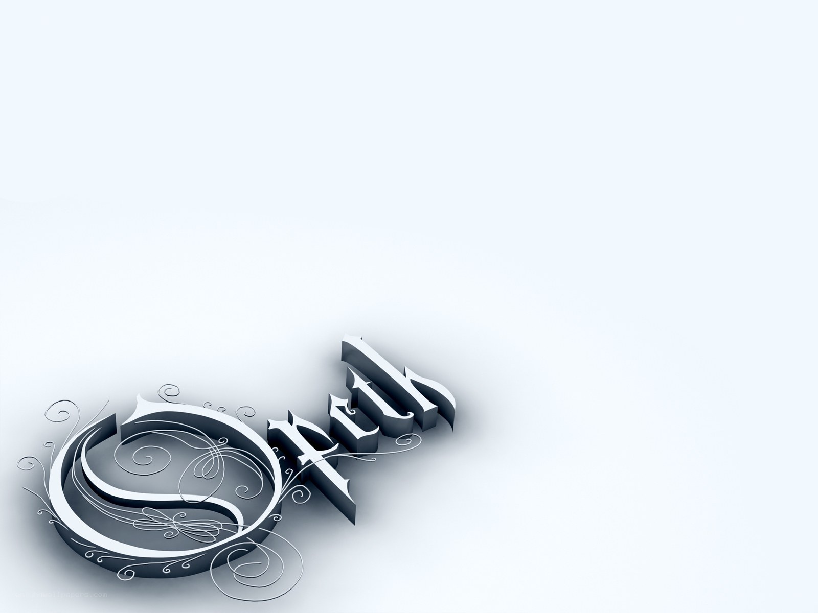 3D logo design with ornate details