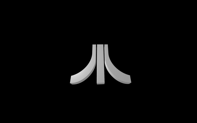 3D Logo on Black Background
