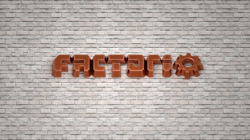 3D Logo on Brick Wall