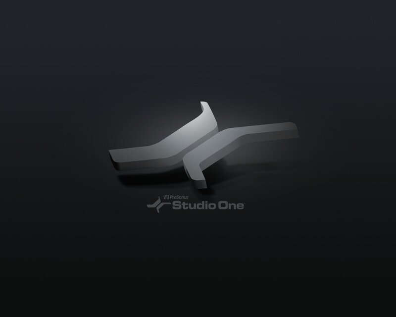 3d Logo on Dark Surface