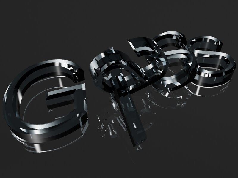 3d Metallic Letters