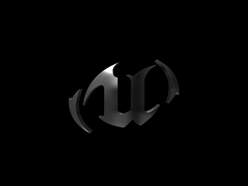 3D metallic logo design
