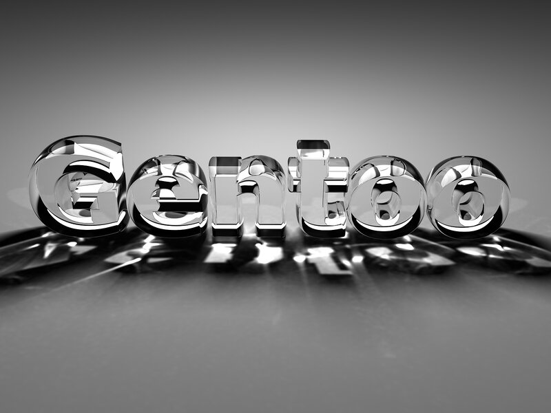 3D Metallic Text — Gray