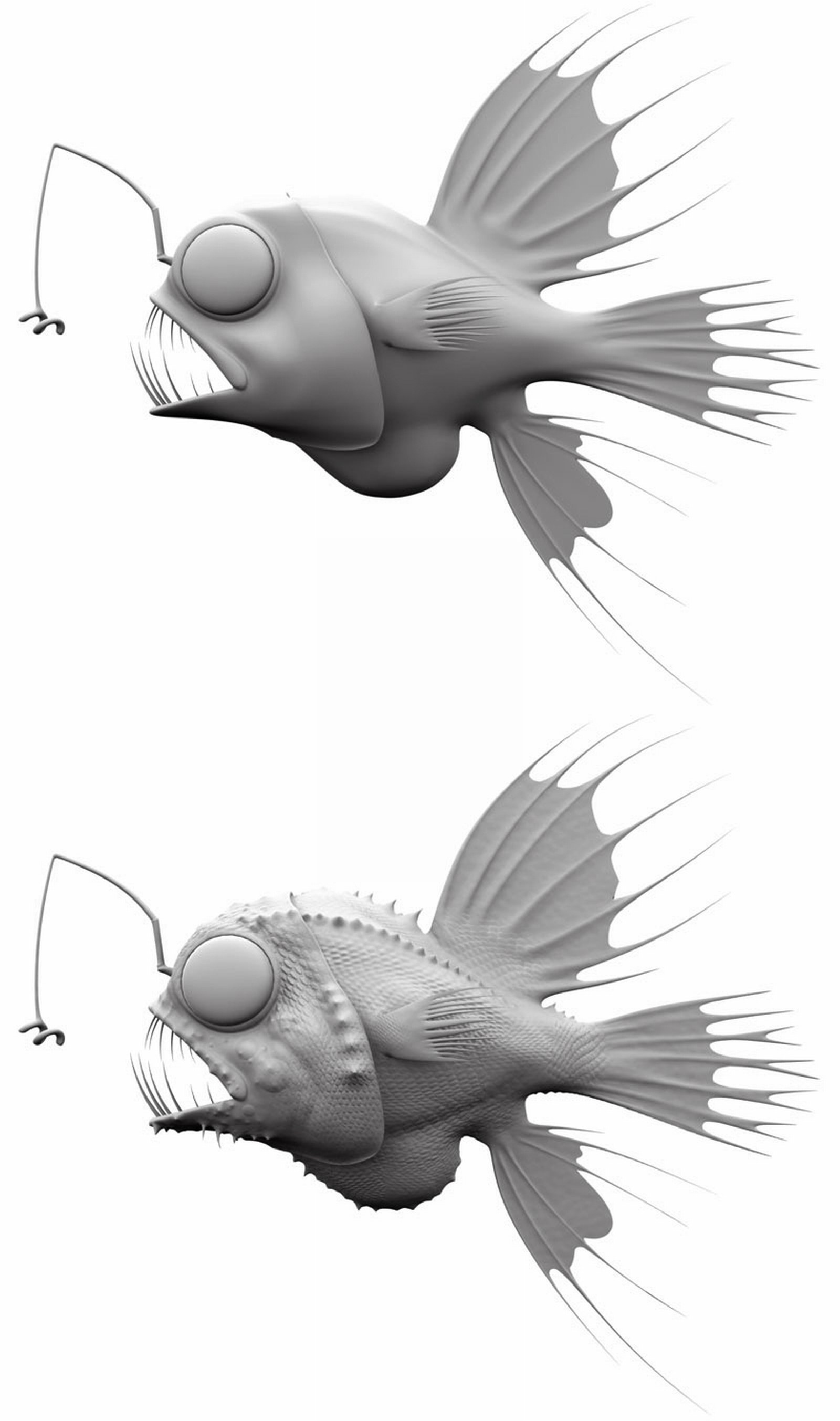 3D model of a deep-sea fish