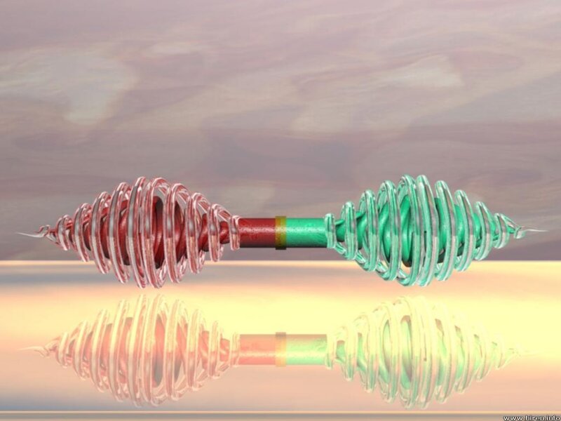 3D model of a dipole antenna