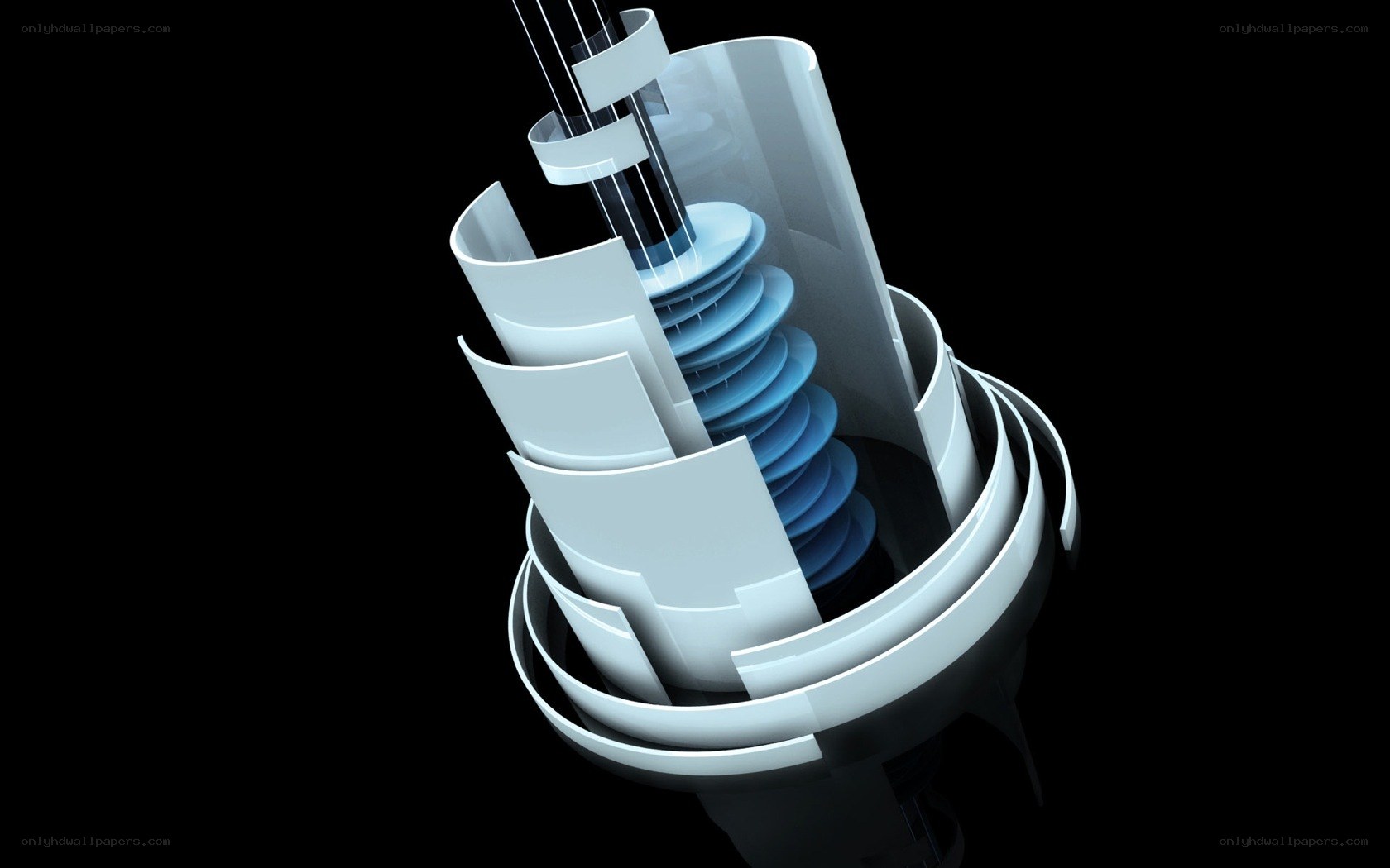 3D model of a mechanical component