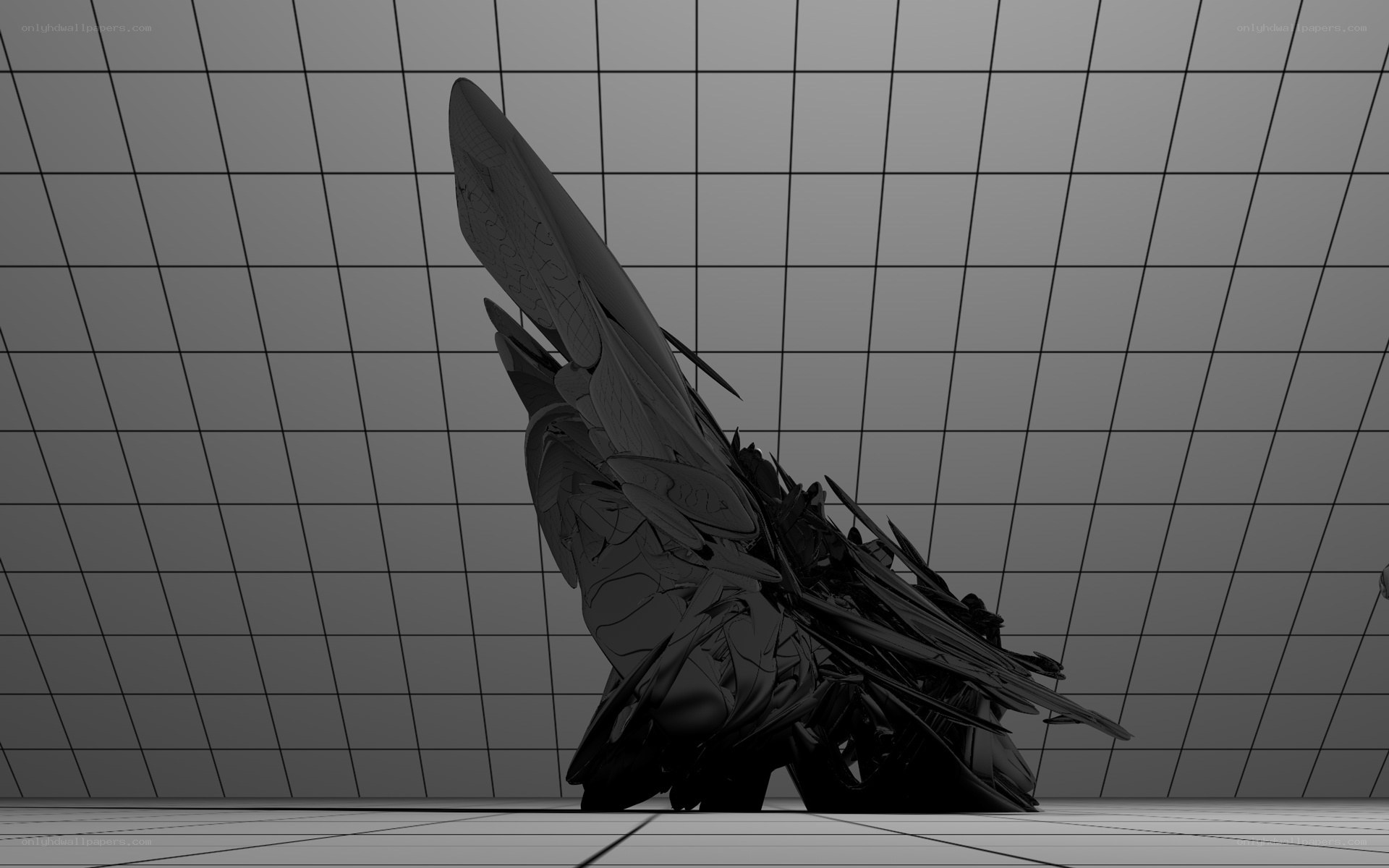 3D model of a mechanical creature