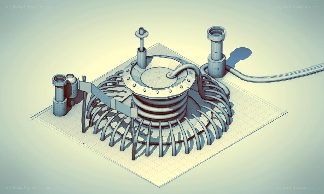 3D model of a reactor