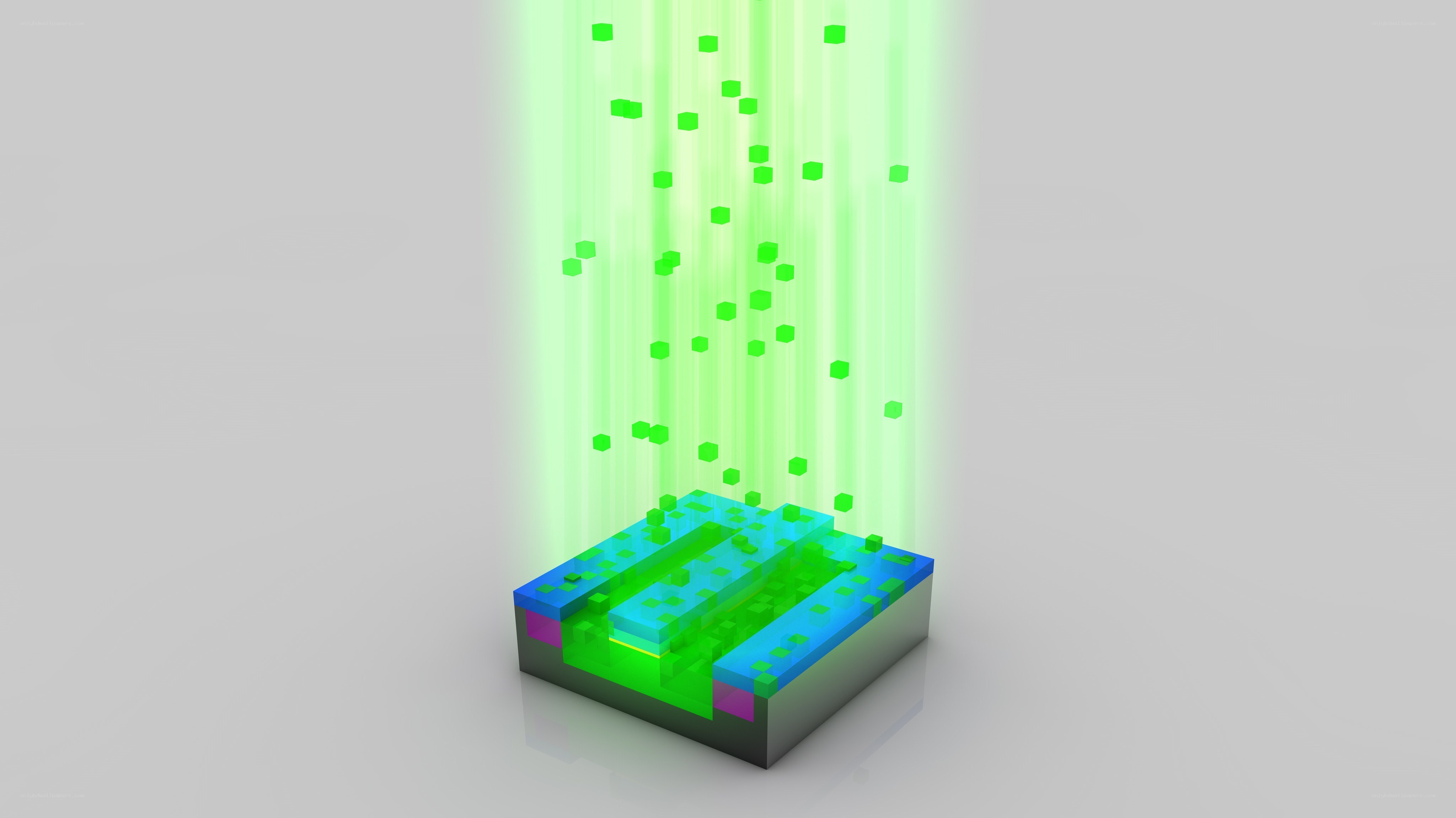 3D model of a semiconductor device