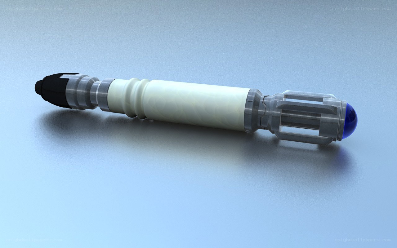 3D model of a sonic screwdriver