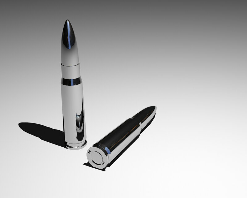 3D model of bullets