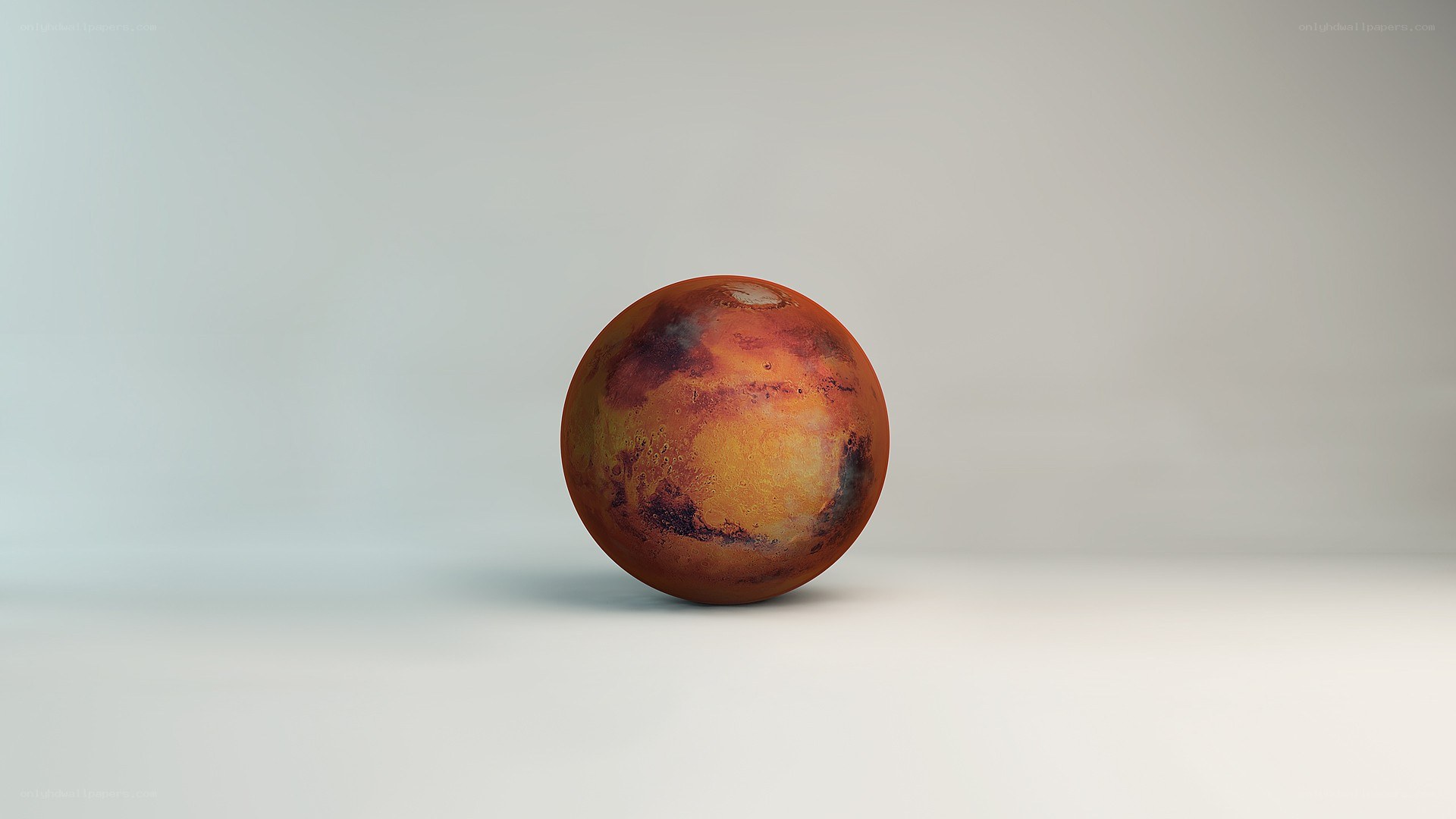 3D model of Mars planet