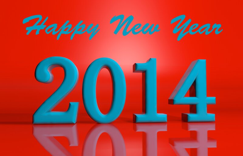 3d New Year Numbers