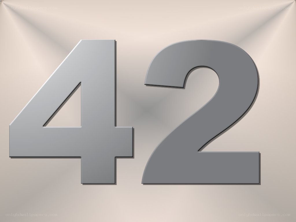 3D number 42