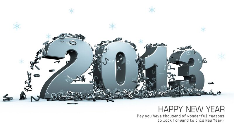 3d Numbers 2013 — White