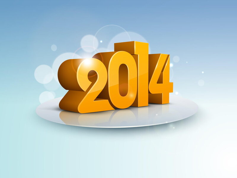 3d Numbers 2014 — Blue