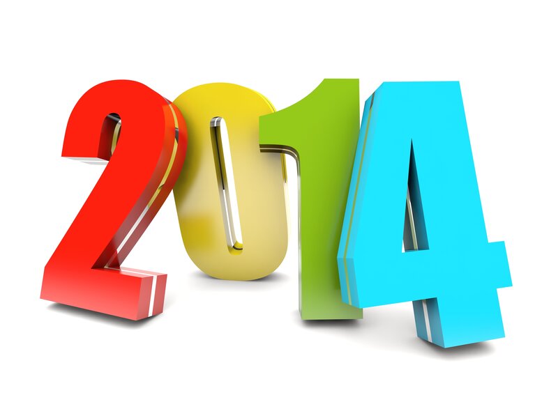 3D Numbers 2014 — Red, Neutral